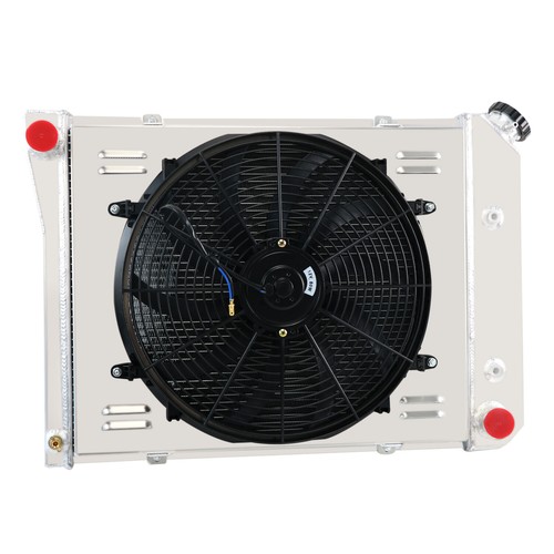 3 Rows Radiator Shroud&Fan Fits 1968-87 Chevy Camaro / Chevelle El Camino Carlo/