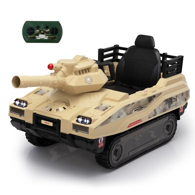 #ad 24V Kids Ride On Car Electric Tank Car with Remote Control 360 Degree Spin $349.99