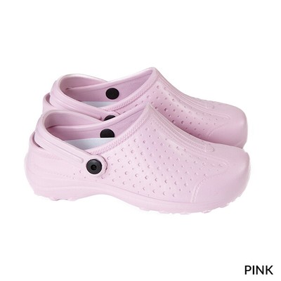pink nursing clogs