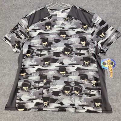 Batman Scrubs Top DC Comics Tooniforms Unisex Size 3XL V Neck Top TF759