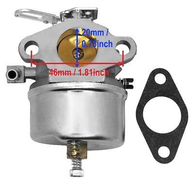 Adjustable Carburetor Carb For Tecumseh 5HP 4HP MTD 640084B 640084A Snowblower
