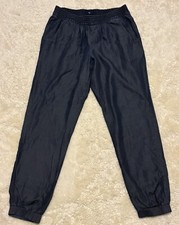Gap Utility Jogger Pants Navy Dark Indigo 100 Lyocell Pockets Womens Small