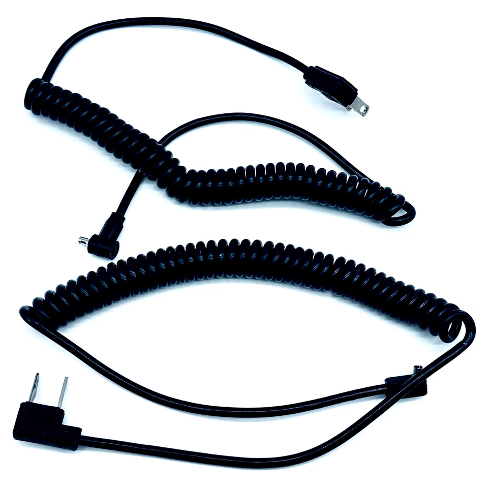 New Old Stock Mint Paramount PC male to Household 5' Coil Cord for Flash Unit - Image 2 of 4