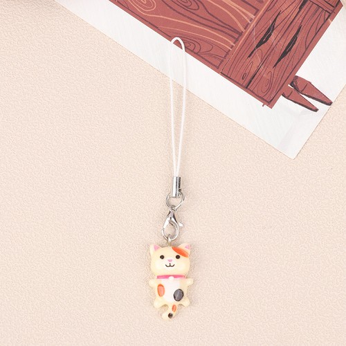 Lovely Cartoon Cat Phone Chain Kawaii Cat Phone Lanyard Girl Y2k Cellphone Strap - 第 15/16 張圖片