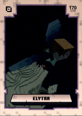 Minecraft Trading Cards 2021 - Nr. 170 Elytra Item Basis Karte