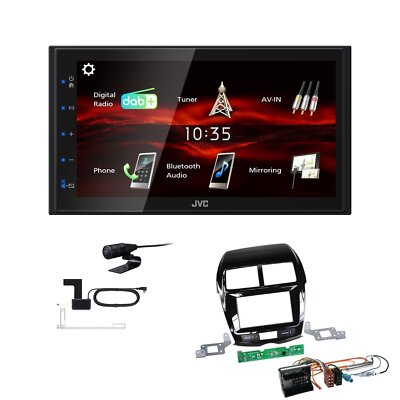 JVC Bluetooth DAB+ Autoradio für Peugeot 4008 Typ B ab 2012 piano