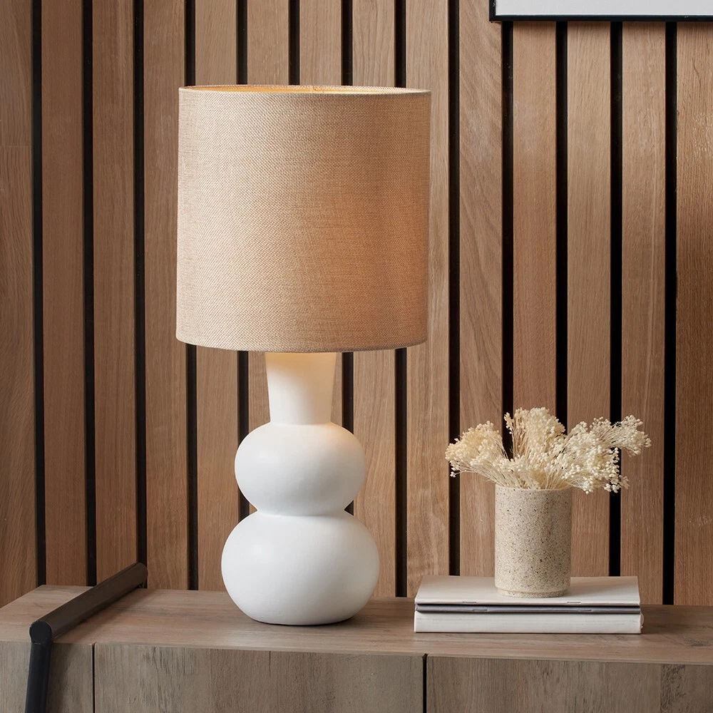 Cream lampshade 2024 for floor lamp