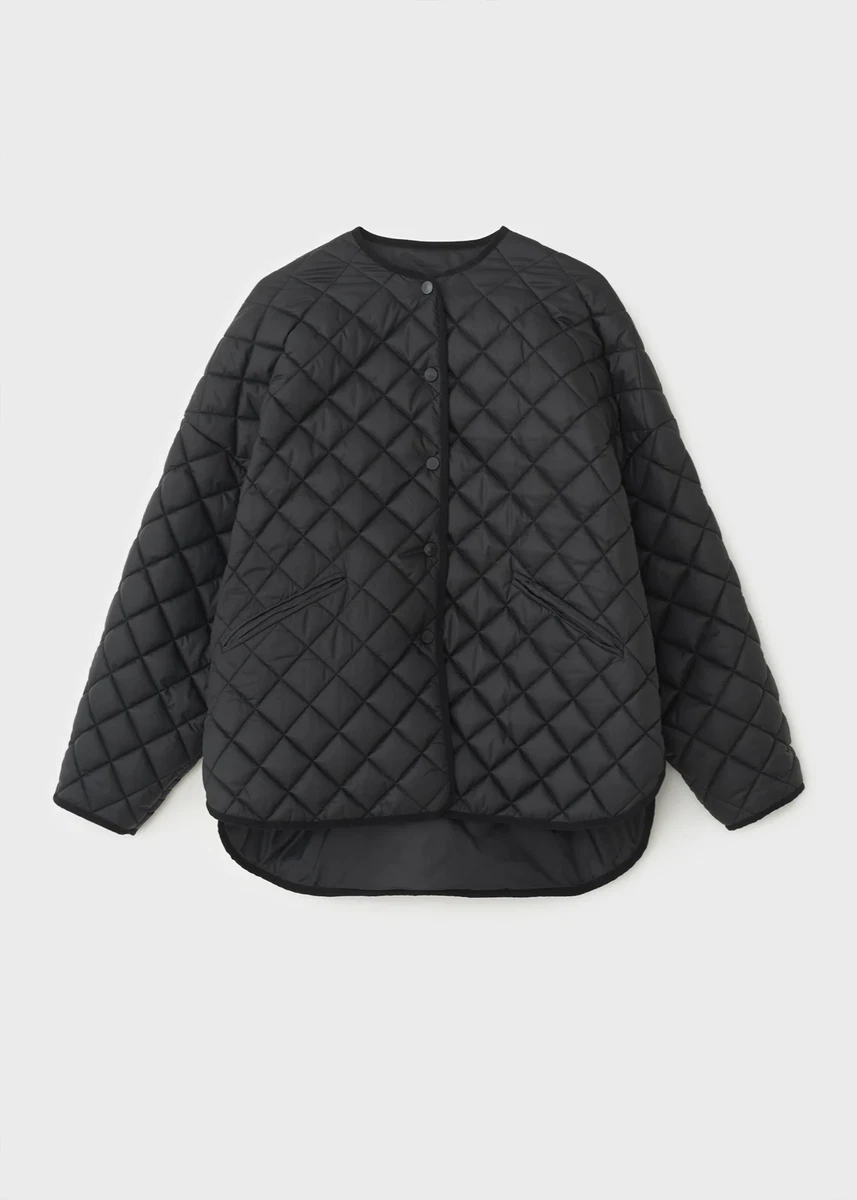 TOTEME Quilted Dublin Jacket - Black | eBay