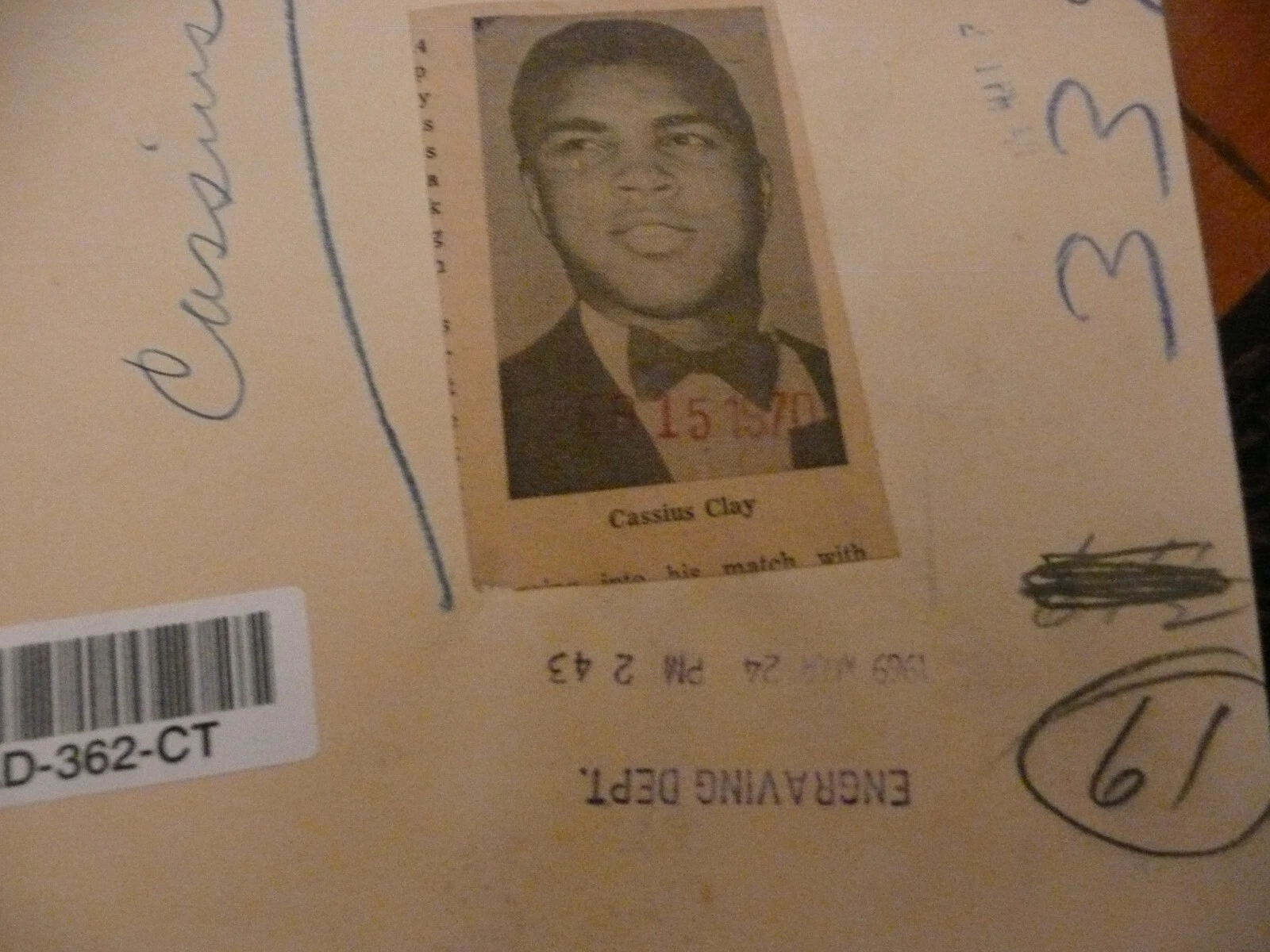 Boxing. Muhammad Ali Accepts Award, 1966 Photo. - 画像3/4