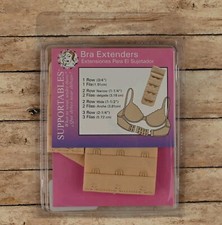 Supportables BRA EXTENDERS 4 Pieces 4 Position Bra Back Extenders-100 NYLON