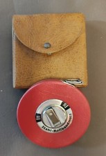 Stahl-Rollbandmass 20 Meter Alt Vintage 