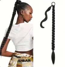 22 Inch Braided Ponytail 