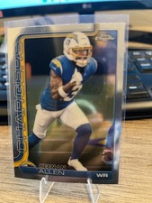 2025 Topps Chrome Keenan Allen Base Card #155 Los Angeles Chargers