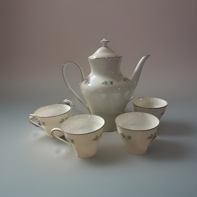 VINTAGE Hutschenreuther Hohenberg FULL China 47 Set 