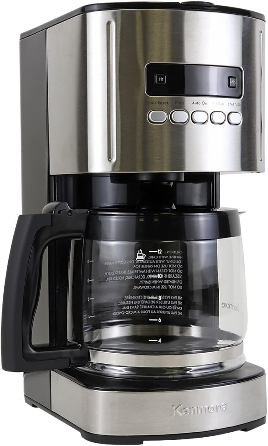 Kenmore #KKCM12. Aroma Control Programmable. 12-cup Coffee Maker.