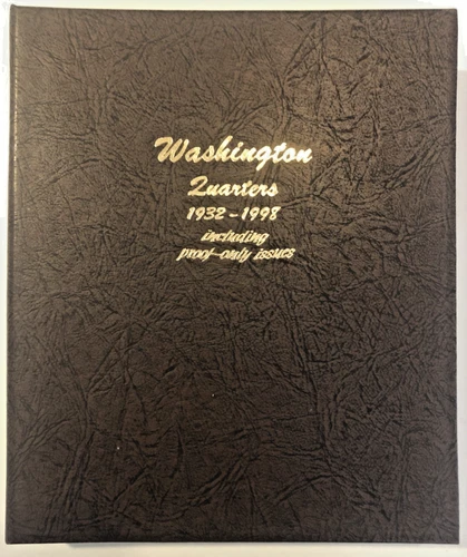 Washington Quarter Collection 1932-1998 including Proofs - Complete 187 Coins