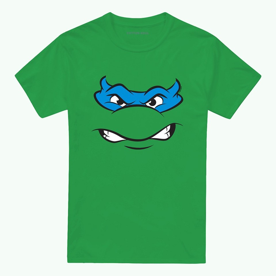 Teenage Mutant Ninja Turtles Leonardo Angry Unisex T Shirt S-4XL, Kelly ...