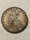 1862 P Seated Liberty Half Dollar
