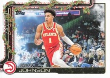 2025-26 Topps Holiday #H52 Jalen Johnson FAST SHIPPING