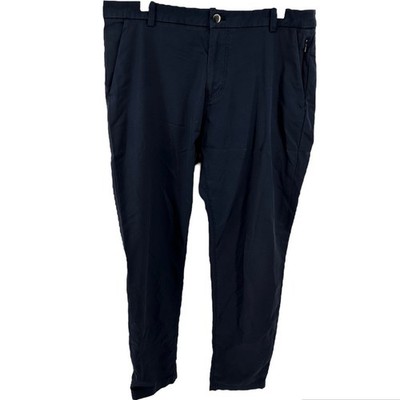 Lululemon Commission Pant Classic Qwick Chino Nautical Navy Straight Leg 36x34