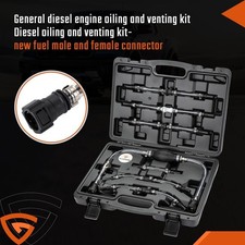 Universal Car Diesel Fuel Hand Priming Primer Bleeding Kit Male Female Fittings