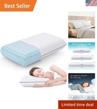 Memory Foam Pillows for Side, Back and Stomach Sleepers, Bed Pillow with Wash...