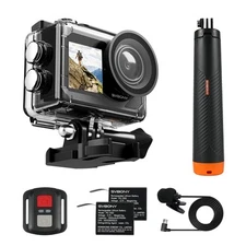 SVBONY SVGo2 Action Camera 4K/30fps IPX8 Waterproof for Diving Cycling Surfing