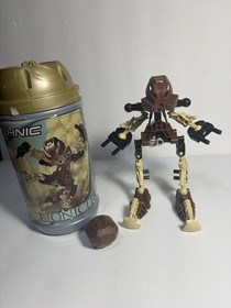 LEGO Bionicle Pohatu 8531 Complete Set 49 Pieces with Canister