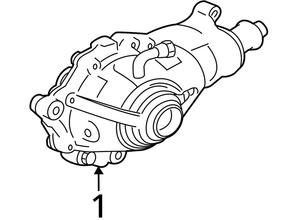 Carrier Front Axle 2.0L Diesel Fits 18-19 JAGUAR F-PACE 677386 Foto 3 de 4