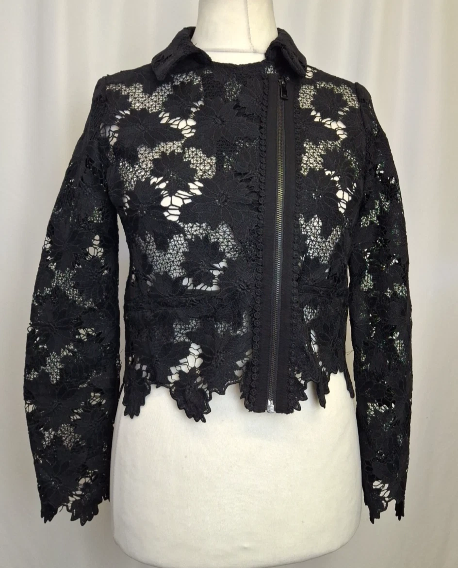 Lace Black Coats, Jackets & Waistcoats for Women for sale | eBay UK