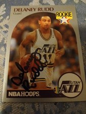 Delaney Rudd Rookie Autograph Card. rookie card picture