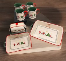 NEW CATH KIDSTON CHRISTMAS GARLAND 4 MUGS SET BUTTER DISH ROASTING DISH U PICK!