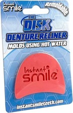 The New Remoldable Disk Denture Reliner Re-Liner by Instant Smile