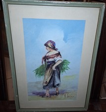 Acquarello Antico Firmato PECORARO