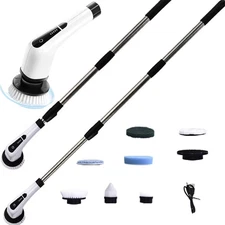 7 In 1 Cordless Power Scrubber Multipurpose Electric Spin Scrubber 