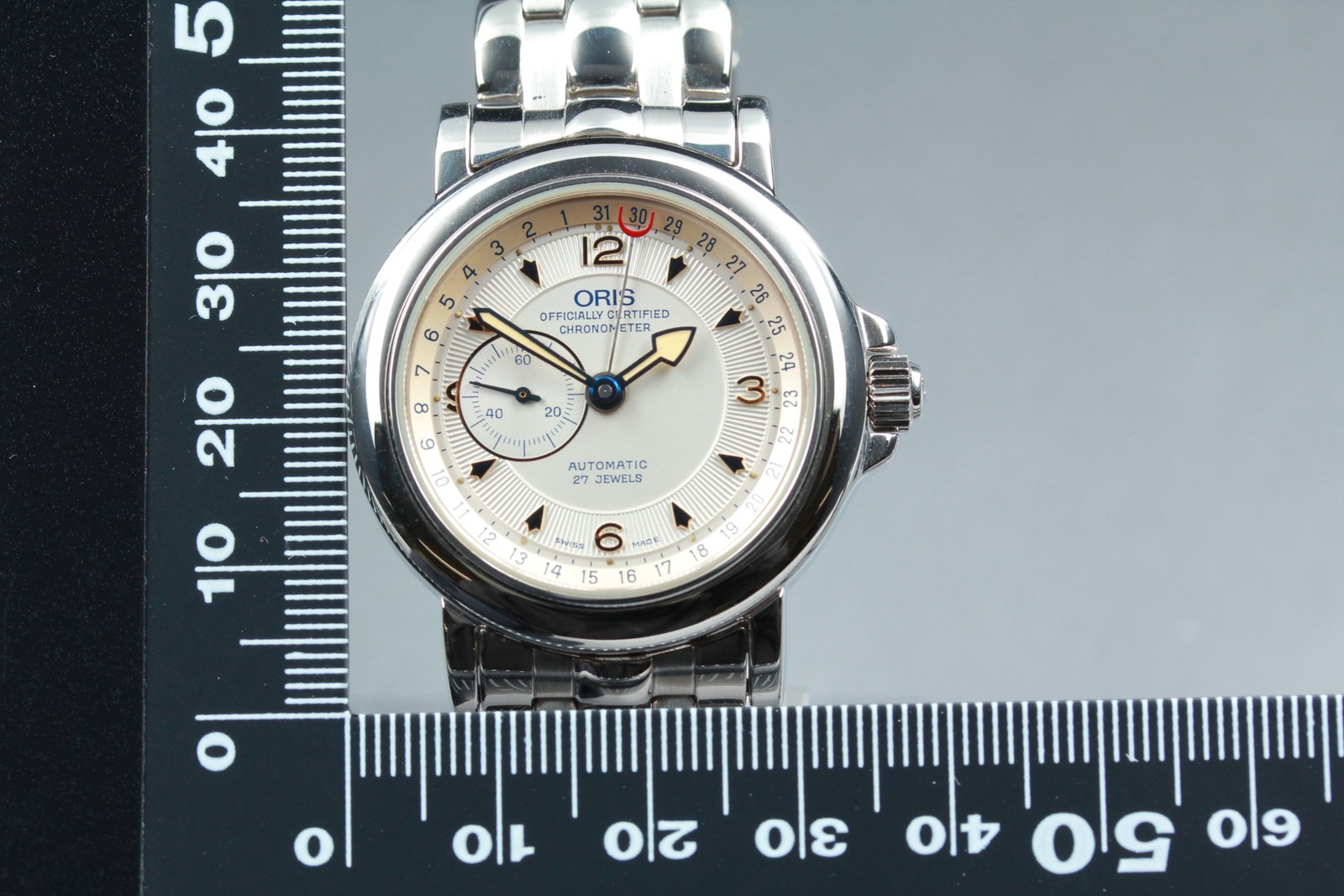 ORIS Pointer Date 7467B Champagne Dial Date Autom… - image 14