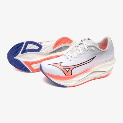 Mizuno Women's Running Shoes WAVE REBELLION FLASH 3 J1GD253521 White/Pink 2025AW