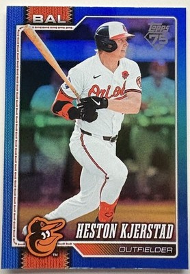 HESTON KJERSTAD 2026 Topps Series 2 Blue Foil /150 Baltimore Orioles