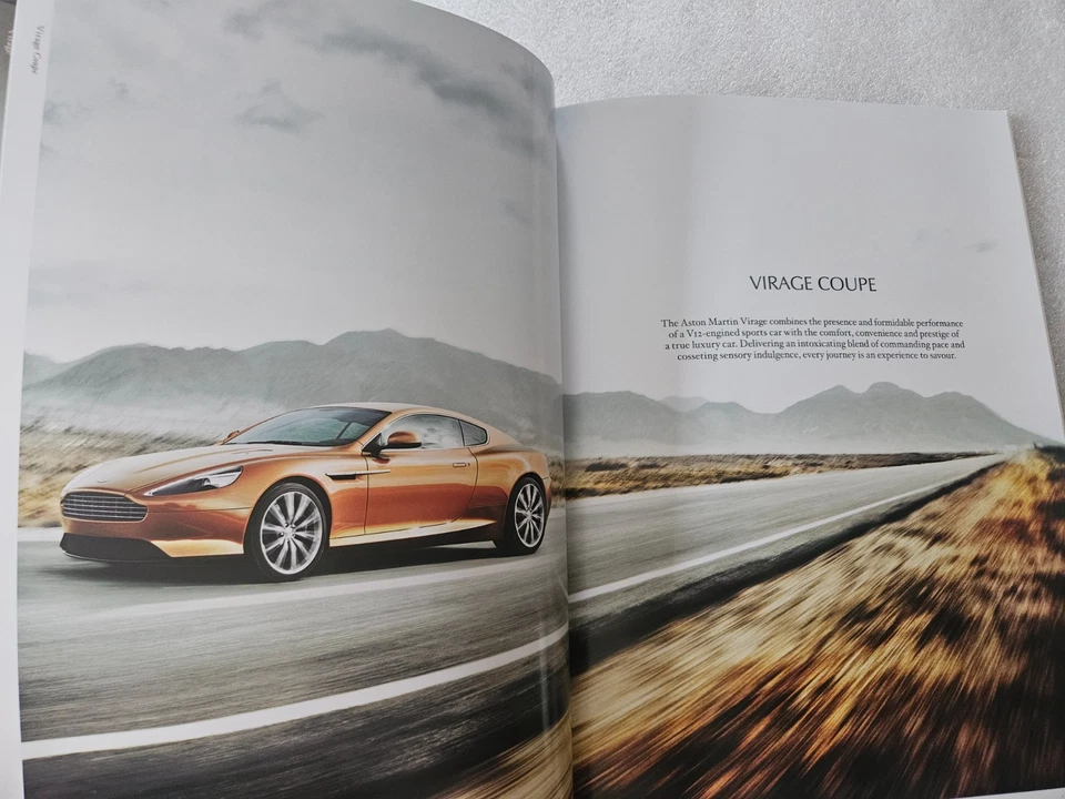 2014 Brochure Aston Virage Coupé + Volante : catalogue de 64 p. France - Photo 2/4