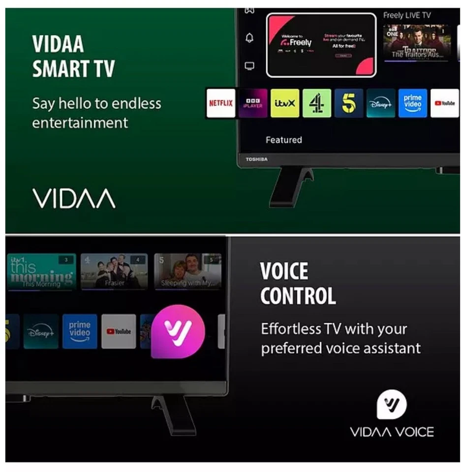 Toshiba 32WV2553DB 32 Inch LED HD Smart TV Brand new in box - Image 4 of 4