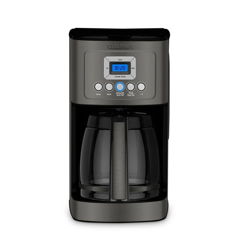 Cafetera programable Cuisinart 14 tazas con jarra de vidrio totalmente automática negra Foto 4 de 4