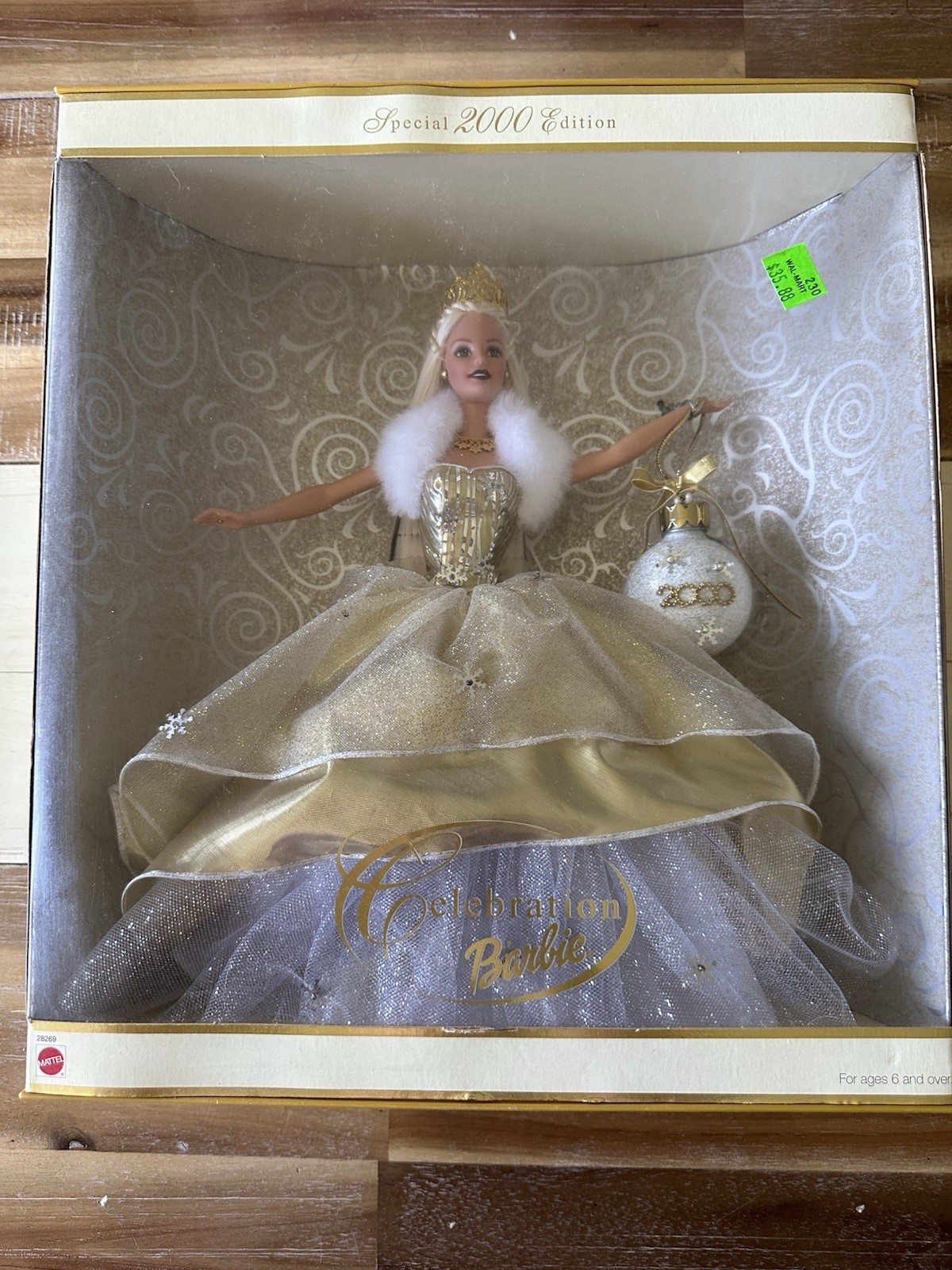 2000 Celebration Barbie Special 2000 Edition Mattel 28269 NRFB Gold Holiday Doll