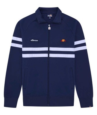 Ellesse Rimini Track Top Mens Tracksuit Jacket in Navy / White