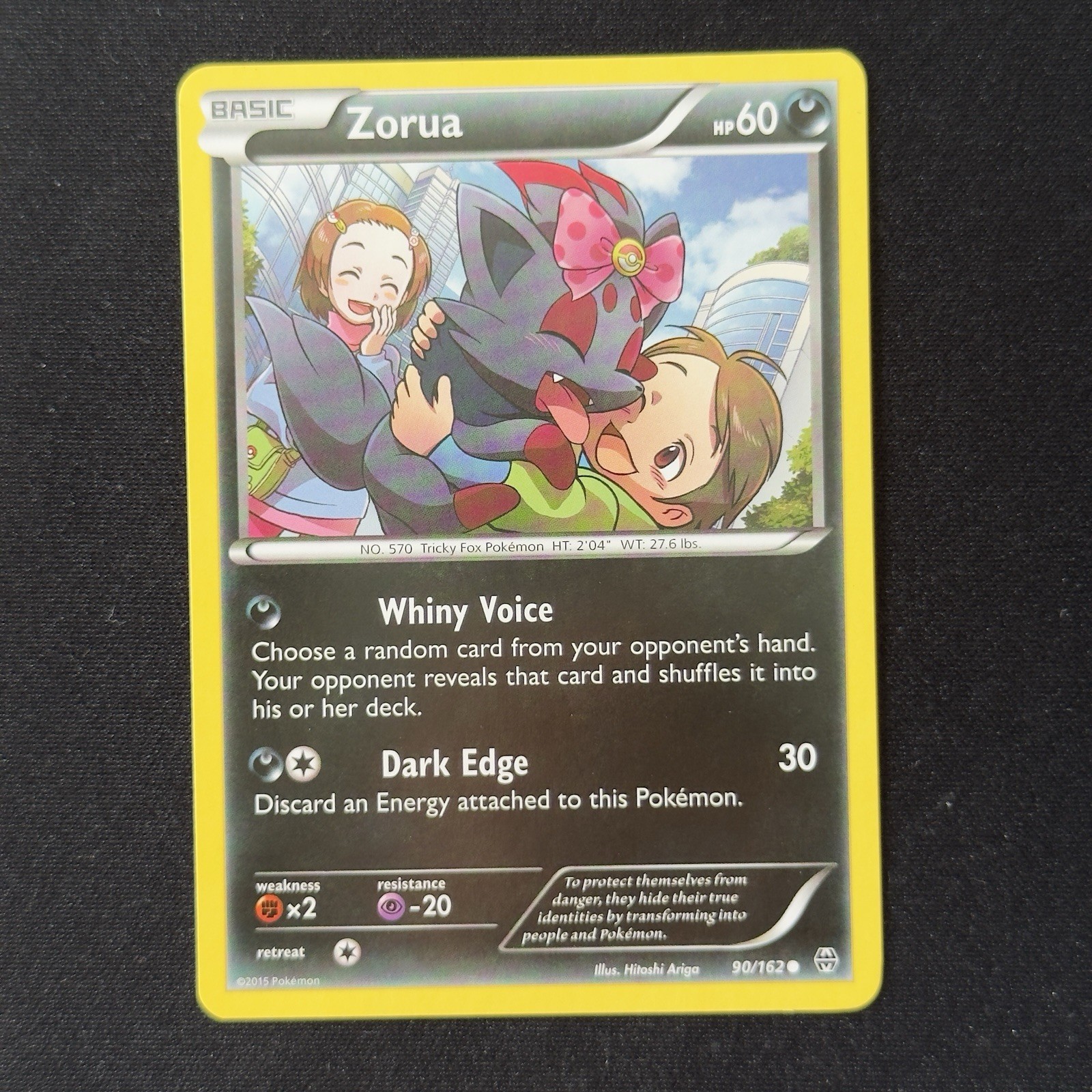 Zorua 90/162 XY - BREAKthrough Pokémon TCG English