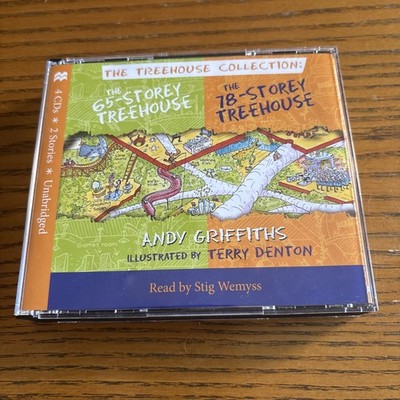 The 65- storey treehouse & the 78-storey treehouse audio book - VGC