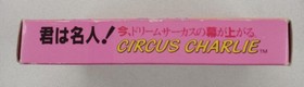 Famicom Software Model Circus Charlie Soft Pro Ewi72