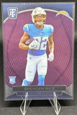 2024 Panini Totally Certified - Rookies Brenden Rice #107 Mirror Purple (RC)