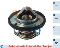 FAE Thermostat KüHlmittel 5308182 FüR Qashqai J10 KIA JC Renault Nissan Hyundai