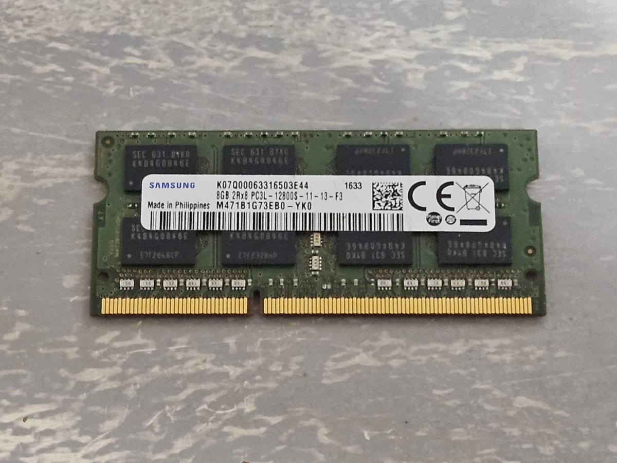 PC3-12800 (DDR3-1600) 8 GB DDR3L Computer Memory (RAM) for sale | eBay
