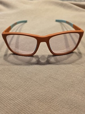 Wave Balance Tempest Gamer Glasses Orange & Turquoise Computer Blue Light Block